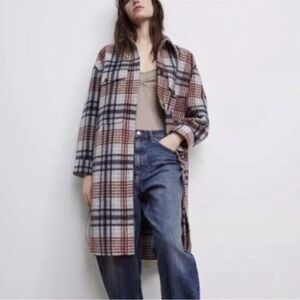 Zara plaid Coat